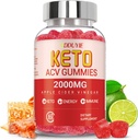 Keto Acv Gummies - 男性の女性のためのApple Cider Vinegar Gummiesのサプリメント - と Pomegranateビートジュースパウダー - 60 ビーガン