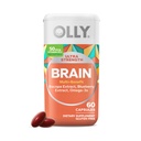 OLLYの超強さの頭脳のSoftgels、向知性、サポート健康な頭脳機能、記憶、焦点および集中、オメガ3sのビタミンB6およびB12の30日の供給- 60の計算