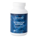 BRAINMD Dr Amen Attention Support - 90カプセル - メンタルフォーカスと衝動制御を促進 - グルテンフリー - 30のサービング