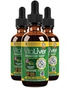VitaLiver - 肝臓の健康の補足 - 肝臓のクレンジングと解毒 - 吸収のための液体配達 - ミルクのアザミ、アーティチョーク、Chanca Piedra、タンポ、その他!
