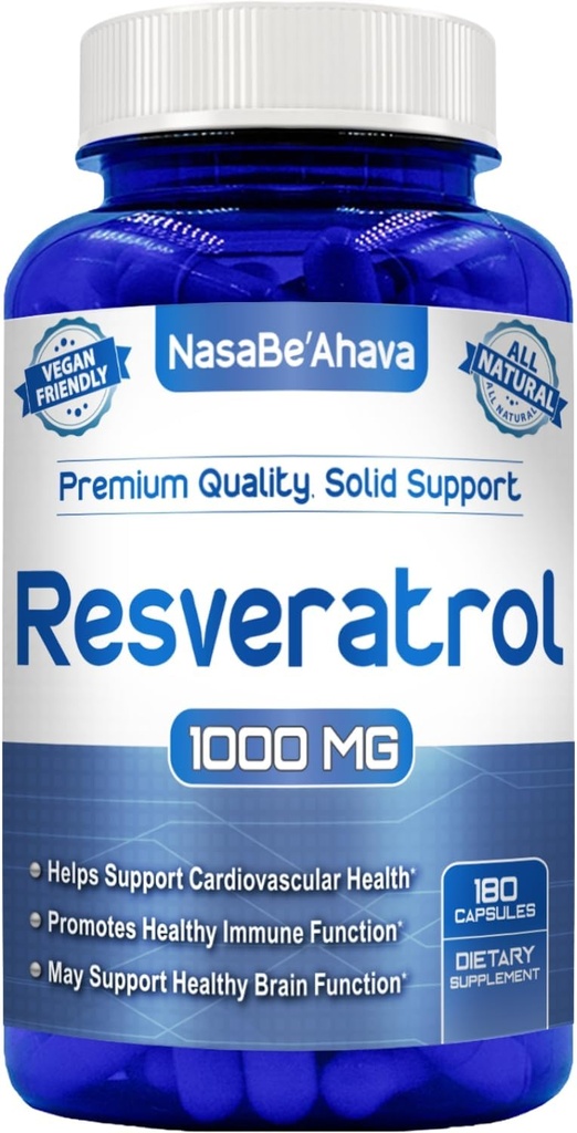 Resveratrol 1000mgカプセル  容易な吸収の酸化防止剤からのビーガン友好的なResveratrolの補足は皮の中心および頭脳サポートのための日本Knotweedを 米国cGMP設備(90の日の供給でなされる)