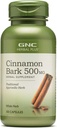 GNC Herbal Plus Cinnamon Bark 500mg Supplement, Traditional Ayurvedic Herb, 100 Servings