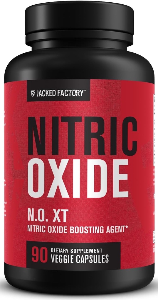 ジャック工場N.O. XT Nitric酸化物は、男性w / Nitrosigine LアルギニンLシトルリンサプリメントは、筋肉ポンプ&血管 - プレワークアウトニトリオキサイドブースター&マッスルビルダー - 90キャップ