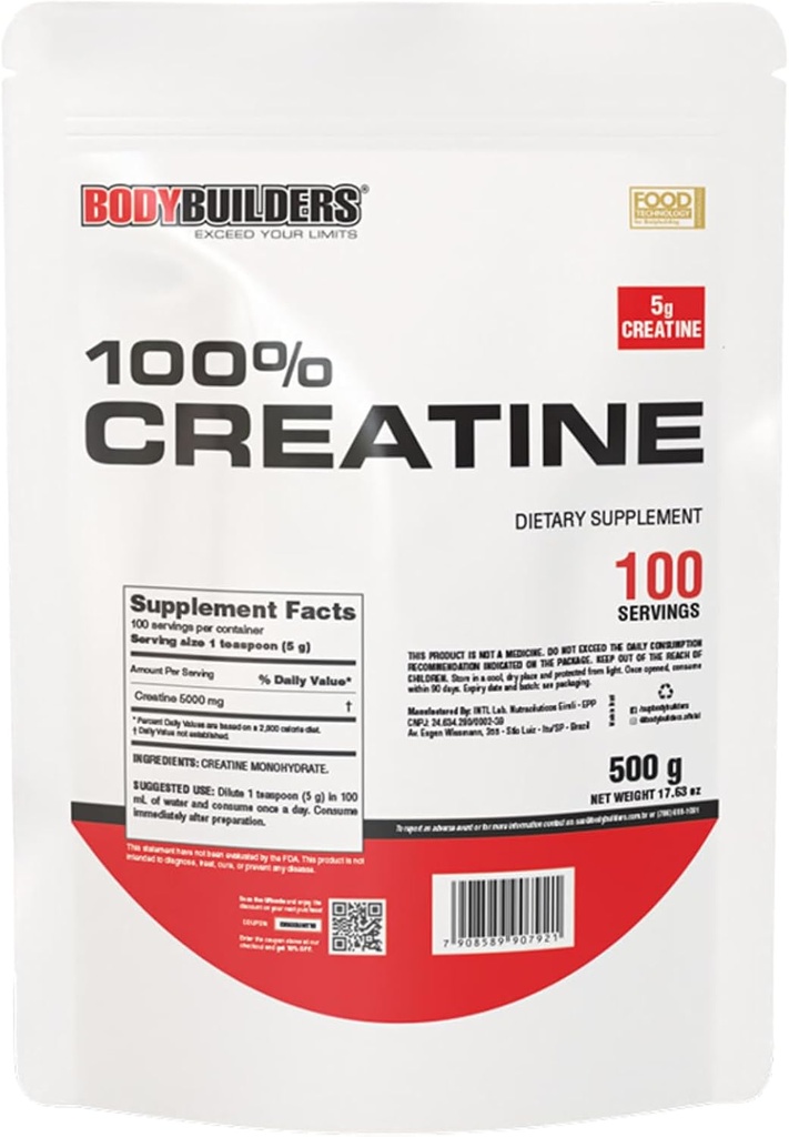 100%のクレアチン、Unflavored、1.1lb、100のサービング