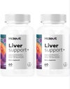 Liver Support Supplement 2-Pack | Third-Party Tested | Zinc, Choline, Milk Thistle, Beetroot, Artichoke, Chanca Piedra, Dandelion | Liver Detox & Cleanse | Made in USA | Free Bag Included