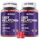 Melatoninは大人のための10mg 20mg、AshwagandhaのGummyごとのMelatonin 10のmg、マグネシウムのGlycinate、GABA、L-theanine、Valerianの根及びレモン バルム、残りのサポート補足、ブドウの味、2-Packを粉にします