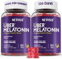 Melatoninは大人のための10mg 20mg、AshwagandhaのGummyごとのMelatonin 10のmg、マグネシウムのGlycinate、GABA、L-theanine、Valerianの根及びレモン バルム、残りのサポート補足、ブドウの味、2-Packを粉にします