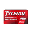 Tylenolの余分強さの痛みの軽減の丸薬、アセトアミノフェン500mgの小口、頭痛、歯痛及びマイナー関節炎、100の計算のびんのための痛みのレバーおよびフィーバーの減力剤の薬