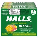HALLSの防衛はCitrusのビタミンCの低下、9の低下の20の棒を分類しました(180の合計の低下)