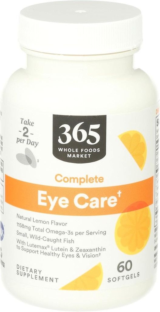 365 by Whole Foods Market, Omega Eye Care, 60 ct