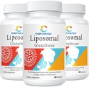 LiposomalのグルタチオンのSoftgels、高められた吸収 - Liposomal配達、活動的な形態L-Glutathione、セルラー、免疫機能及びレバーDetox、酸化防止方式、グルテンフリー、180のSoftgelsで豊富な