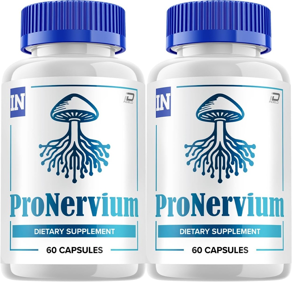 Pronervium Nerve Health Support Pills、Pronerviumのレビュー、Pronervium Nootropic Advanced Formula、Pronervium All Natural Focus Supplement、Pronervium Brainサポートレビュー(2パック - 120カプセル)