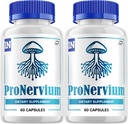 Pronervium Nerve Health Support Pills、Pronerviumのレビュー、Pronervium Nootropic Advanced Formula、Pronervium All Natural Focus Supplement、Pronervium Brainサポートレビュー(2パック - 120カプセル)