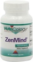 Nutricology ZenMind Supplement - Calmness Support, Day or Night, GABA, L-Theanine, Hypoallergenic, Vegetarian Capsules - 60 Count