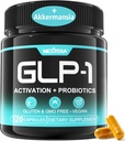 GLP-1 Akkermansia Probiotics、Prebiotics繊維、Berberine、緑茶のエキス、Ceylon Cinnamon、Turmeric、Cayenneのペッパー-サポートGLP-1自然に、ギャップ、エネルギー、人の女性- 120のカプセル