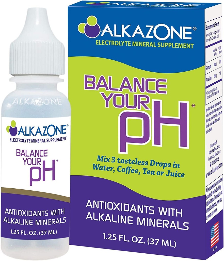 AlkaZone - Alkaline pHブースタードロップ1.25 fl oz (3パック)