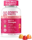 SmartyPantsの女性のMultivitaminのグミ - 改善された方式:オメガ3 (DHA/EPA)、Methylfolate、CoQ10、ビタミンD3、C、ビタミンB12、B6、A、K及び亜鉛、Inositol、グルテンフリー、90の計算(30日の供給)
