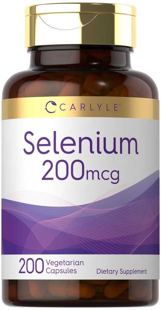 キャラリアイーストフリーセレン 200mcg | 200カプセル | L-セロノメチニンエッセンシャルミネラル | ベジタリアン・非GMO・グルテンフリーサプリメント