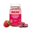 BeLiveエルダーベリー亜鉛とビタミンC、D、A、E、B12-50 Ct I免疫サポートサプリメント健康な骨と歯、ビーガン、ケト&非GMO - ラズベリー味