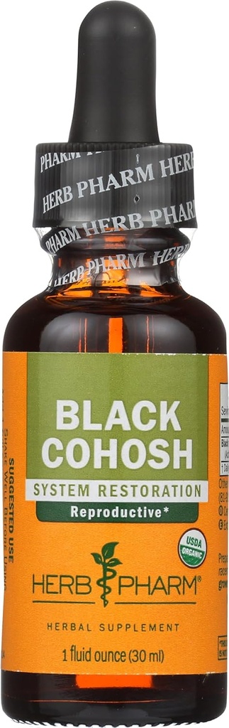 Herb Pharmの有機性黒いCohoshのエキス、1つのFz