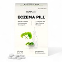 LomaルクスEczemaの丸薬 - 自然Eczema治療救済救済療法 - 皮膚科医が開発 - 7ミネラルクリア&Severe Eczemaの頭皮のスケーリング、発疹、大人、子供、トドルのためのアンチイッチスキンボディフェイスを防止