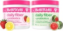 Belli Welliの毎日の繊維の補足の束-いちごLemonade及びwatermelon -バランスの取れたウェルネスのためのコラーゲン、Probiotics及びElectrolytes - 改善の味、32のサービングの合計