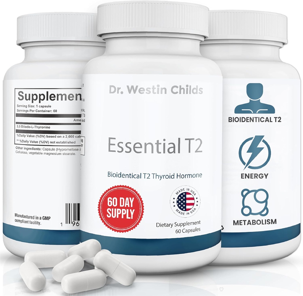 Dr. Westin Childs Essential T2 - T2 Thyroid Support Supplement with Bio-Identical 3,5 Diiodo-l-thyronine for Hypothyroidism, Hashimoto's, Thyroidectomy & Rai, Non GMO, 60 Day Supply (Hypothyroidism, Hashimoto's, Thyroidectomy & Rai, Non GMO, 60 Day Supply) (Hypothypothyroidism, Hashimoto's, Thyroidectomy & Rai, Non GMO, 60 Day), Hashimoto, Hashimoto, Hashimoto, Hashimoto, Hashimoto, Hashimoto, Hashimoto, Hashimoto, Hashimoto, Hashimoto, Hashimoto, Hashimoto, Hashimoto, Hashimoto, Hashimoto, Hashimoto, Hashimoto, Hashimoto, Hashimoto, Hashimoto, Hashimoto, Hashimoto, H, H, H, Hashimoto, Hashimoto, Hashimoto, Hashimoto, Hashimoto, Hashimoto, Hashimoto, Hashimoto, H,