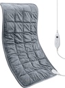 重くされたヒート パッド17" x 33"背部痛みの軽減のためのXXXLの電気暖房パッド、6つの熱設定が付いている5LBS 2H自動締切りのヒート パッド 肩の腕の足 洗濯できるクランプ