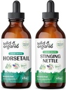 ワイルド & オーガニック ホーステール チンキ 4 fl oz & スティング イラク ルート チンキ 4 fl oz