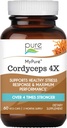 PURE ESSENCE LABS MyPureコルディセプ4Xマッシュルーム - 免疫システム、応力応答、物理的および精神的性能のための集中されたコルディセプのマッシュルームパウダーサプリメント - 2ヶ月の供給