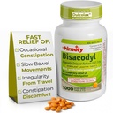 タイムリーなラキシative Bisacodyl 5mgのタブレット - 便秘のための興奮剤の乳剤 速い作用及び穏やかな-大人の-1000のタブレットのための一晩の便秘の救助