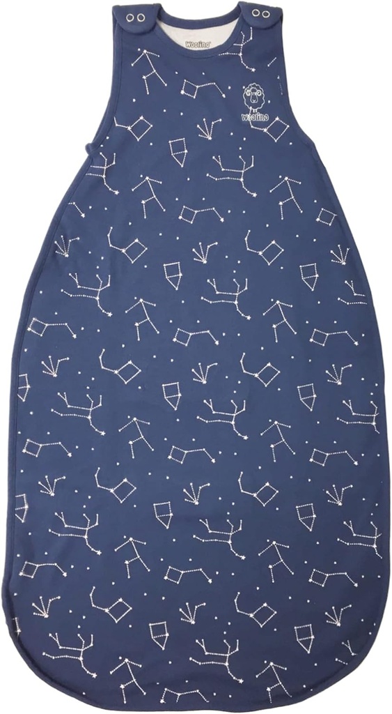 Woolinoの大きいキッドの寝袋、4シーズンの赤ん坊の睡眠袋、Merinoのウールおよび有機性綿の身につけられるブランケット、4-6年の