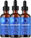 (3パック)NeuroQuietドロップ - 公式NeuroQuietデイリー補聴器毎日の聴覚サポート耳の健康のためのすべての自然なクリーンな液体アドバンストフォーミュラ、講堂の明白&インナーイヤーバランスレビュー、3ヶ月のための3ボトル