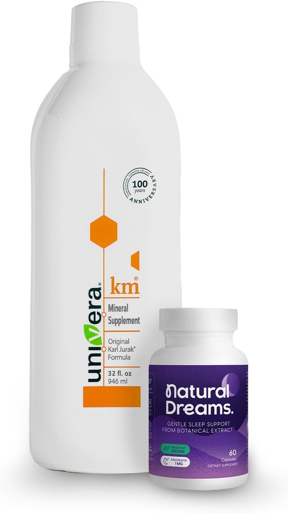 Univera Dream Wellness Combo、km & Natural Dreams、カリウムサポート、ボディのpH血のバランス、深い睡眠サポート