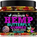 夜サポートのための弛緩活気に満ちたGummyのための麻のグミー-高い効力