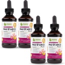 Maxx Herb PAU D’Arco Extract with Dandelion Root & Red Clover Therapeutic Blend, PAU Darco Tincture Absorbs Better Than Taheebo Tea or Capsules, for Immune Support, 4 Bottles (240 Servings)
