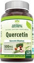 Herbal Secrets Quercetin 500 Mg Supplement | Non-GMO | Gluten-Free | Made in USA (1 Pack, 120 Count)