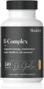 Shaklee - B-Complex - 特許取得済みの生体活性吸収システムTM - 健康増進のためのビタミンB - エネルギー、心臓血管、脳の健康をサポート - 240錠