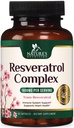 Resveratrol Supplement - 1800mg Per Serving Extra Strength Resveratrol Blend - Antioxidant Blend for Healthy Aging, Heart Health, Cellular Energy & Immune Support - Bottled in USA - 60 Capsules