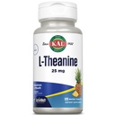 KAL Lテアニン25mg ActivMelt - リラクゼーション、ストレス、気分と焦点のサプリメント - おいしい自然パイナップル風味とステビア - ベジタリアン - 120サービング、120インスタント溶断マイクロタブレット