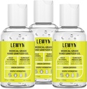 医学等級手のSanitizerのゲル- 97%のORGANIC - 2 FL.OZ。3のパック