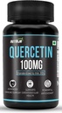ケルセチン100mgカプセル - 95%に標準化 | 高度に浄化され、生物学的に利用可能なサプリメント | ナチュラルバイオフラボノイド&強力な抗酸化剤(30カプセル)