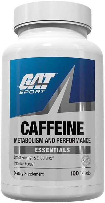 GAT Sport Essentials Caffeine Metabolism and Performance, 100 Tablets