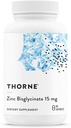 THORNE - 亜鉛Bisglycinate 15mg - 皮膚、目&免疫システム健康のための毎日のサポート - ケレート亜鉛サプリメント - 60のサービング