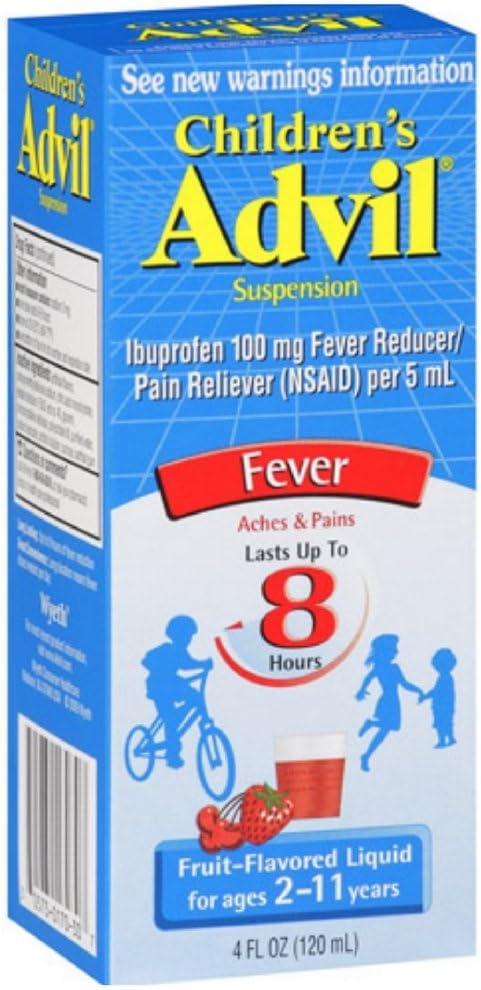 Advilの子供の懸濁液、味付けされるフルーツ4のOunce