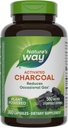 Nature's Way Activated Charcoal, Binds Unwanted Materials and Gas in Digestive Tract*, 560 mg / 2-Capsule サービング, 360 カプセル (パッケージ 5 月 Vary)