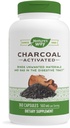 Nature's Way Activated Charcoal, Binds Unwanted Materials and Gas in Digestive Tract*, 560 mg / 2-Capsule サービング, 360 カプセル (パッケージ 5 月 Vary)