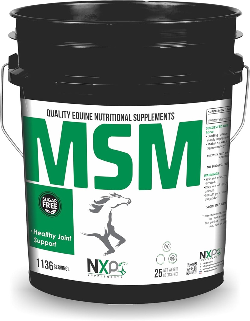 MSM (Methylsulfonylmethane) - 馬の接合箇所の健康、慰め、馬のための移動性及びサポート補足- 25のlb (1136のサービング)