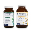 メタジェニックスエッセンシャルウェルネスデュオ:オメガジェニックスEPA-DHA 10000 & PhytoMulti アイロンなし - 全体的な健康と老化のための毎日のマルチビタミン - 60錠