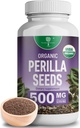 9% Rosmarinic 酸 - USDA 認定 - アレルギー救済、呼吸器および免疫ブースター - Th2 Cytokines、自然に Luteolin を占有 - 500mg 90 カプセル